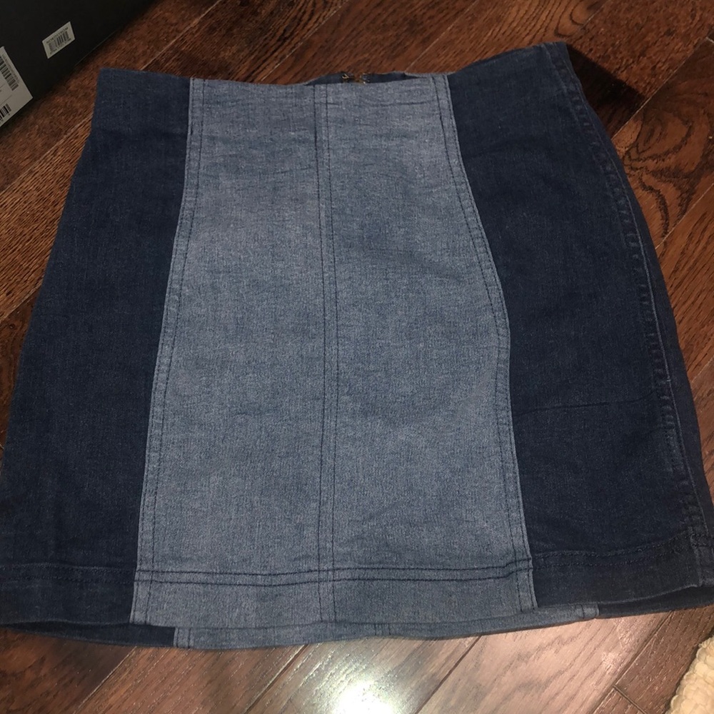 FREE PEOPLE Denim Skirt